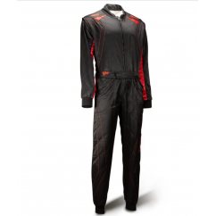 Combinaison de karting Silverstone Noir/Rouge