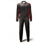 Combinaison de karting Silverstone Noir/Rouge