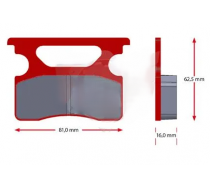 Plaquettes de frein SodiKart