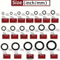 Assortiment joints torique 225 pcs
