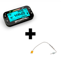 AIM Mychron6 S 2T avec sonde t°eau et sonde échappement M12