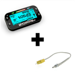 Compteur AIM AIM MyChron6 2T avec sonde t°eau et sonde échappement M5