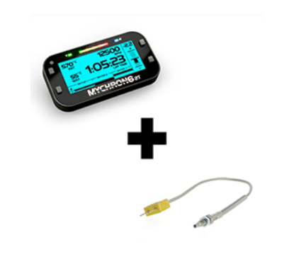 Compteur AIM AIM MyChron6 2T avec sonde t°eau et sonde échappement M5