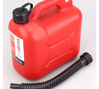 Jerrican plastique 5l avec bec verseur