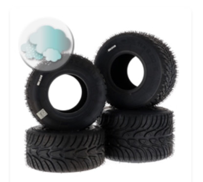 Train pneu kart MOJO W5 Pluie (Challenge de marque ROTAX)