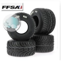 Train pneu Komet K3W pluie (Cat. X30 Senior, S125 junior, S125 Senior)