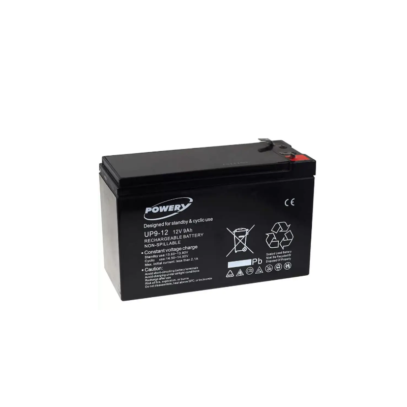 Batterie Powery 12V, 9Ah