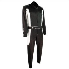 Combinaison de karting loisirs Daytona 2.0- 2 clrs noire-blanche