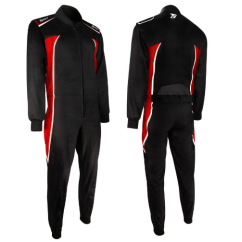 Combinaison de karting loisirs DETROIT 2.0 Noir/Blanc/Rouge