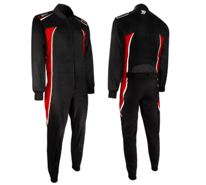 Combinaison de karting loisirs DETROIT 2.0 Noir/Blanc/Rouge