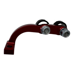 Support pompe Mikuni DF52-82 alu Rouge