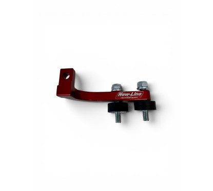 Support pompe Mikuni DF52-82 alu Rouge