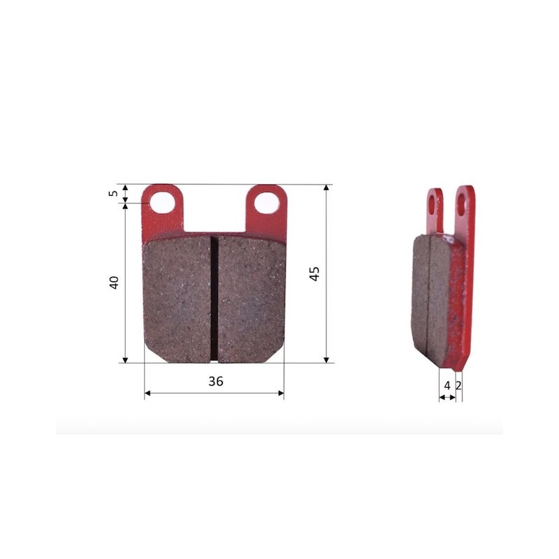 Jeu de plaquettes de frein, pour Brembo, avant (475)