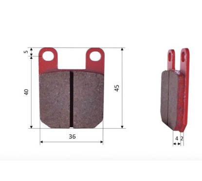 Jeu de plaquettes de frein, pour Brembo, avant (475)