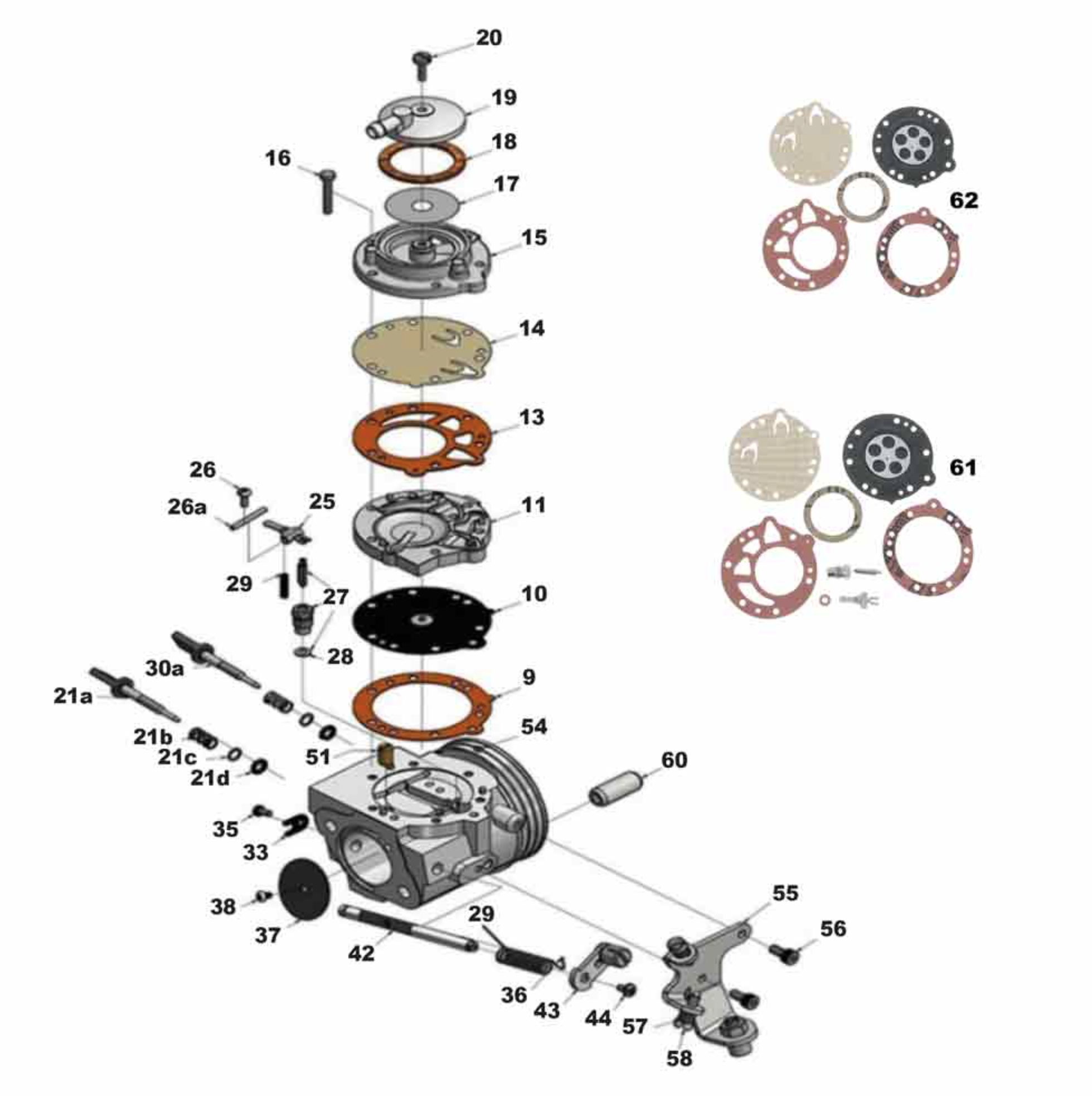 Pièces Tillotson HW27A